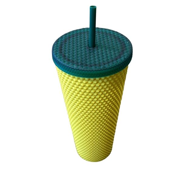 2 Starbucks Hawaii Exclusive Collection Matte Studded Pineapple Tumblers 24 oz - Picture 3 of 8